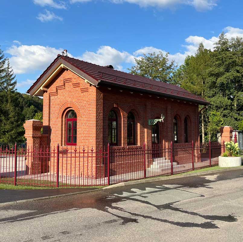 altes Portierhaus Diamantschwarz-Fabrik Louis Hermsdorf