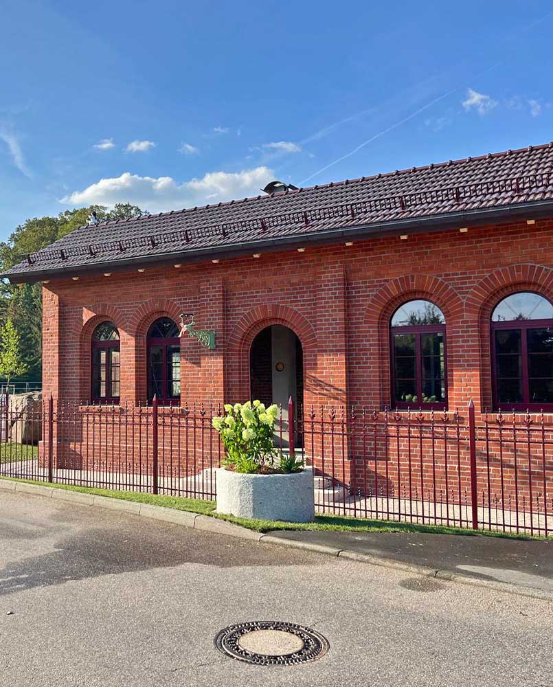 altes Portierhaus Diamantschwarz-Fabrik Louis Hermsdorf