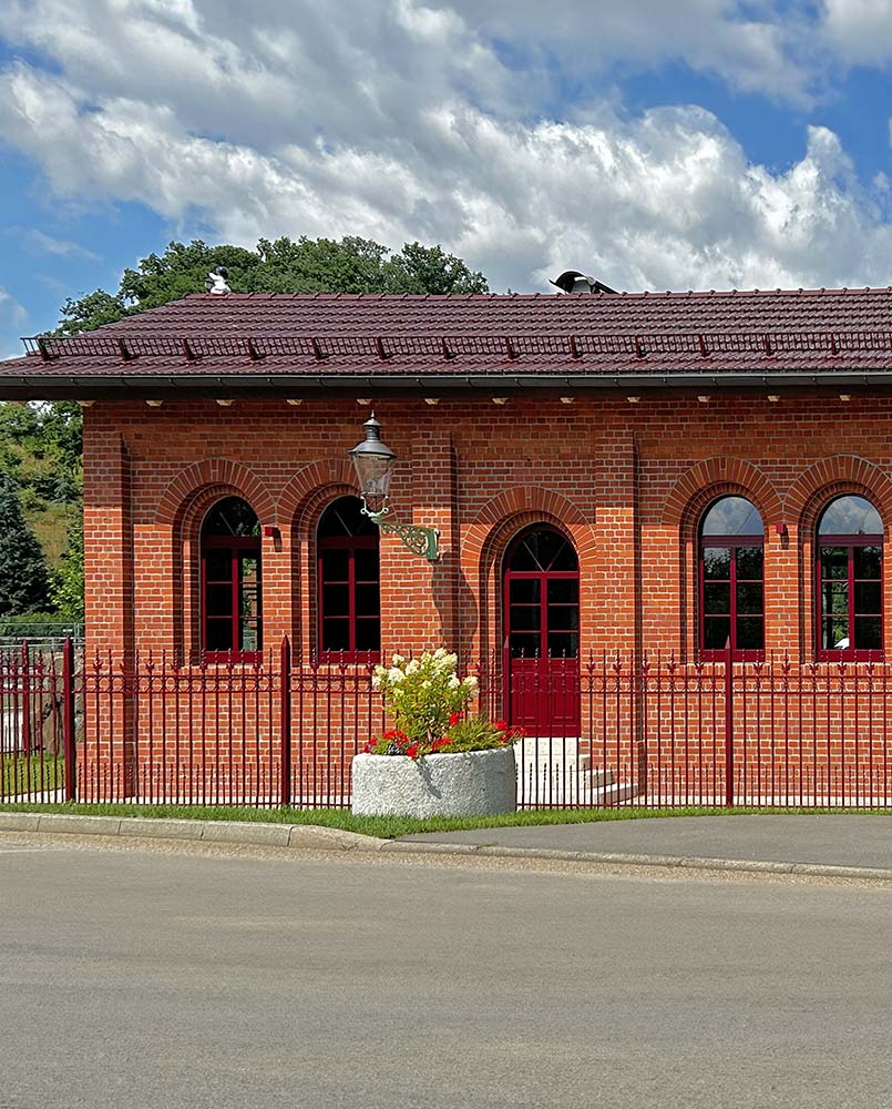 altes Portierhaus Diamantschwarz-Fabrik Louis Hermsdorf