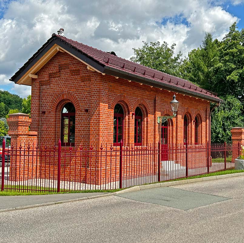 altes Portierhaus Diamantschwarz-Fabrik Louis Hermsdorf